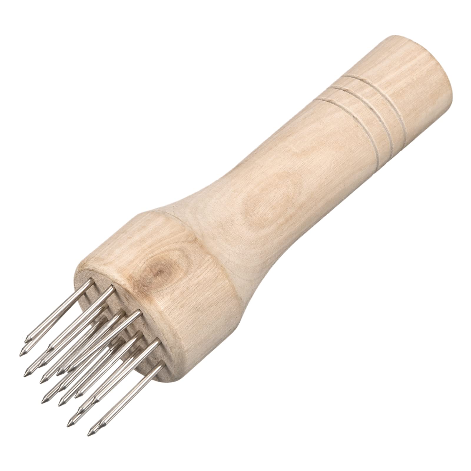 sourcing map Attendrisseur Viande Inox Blanc 175mm